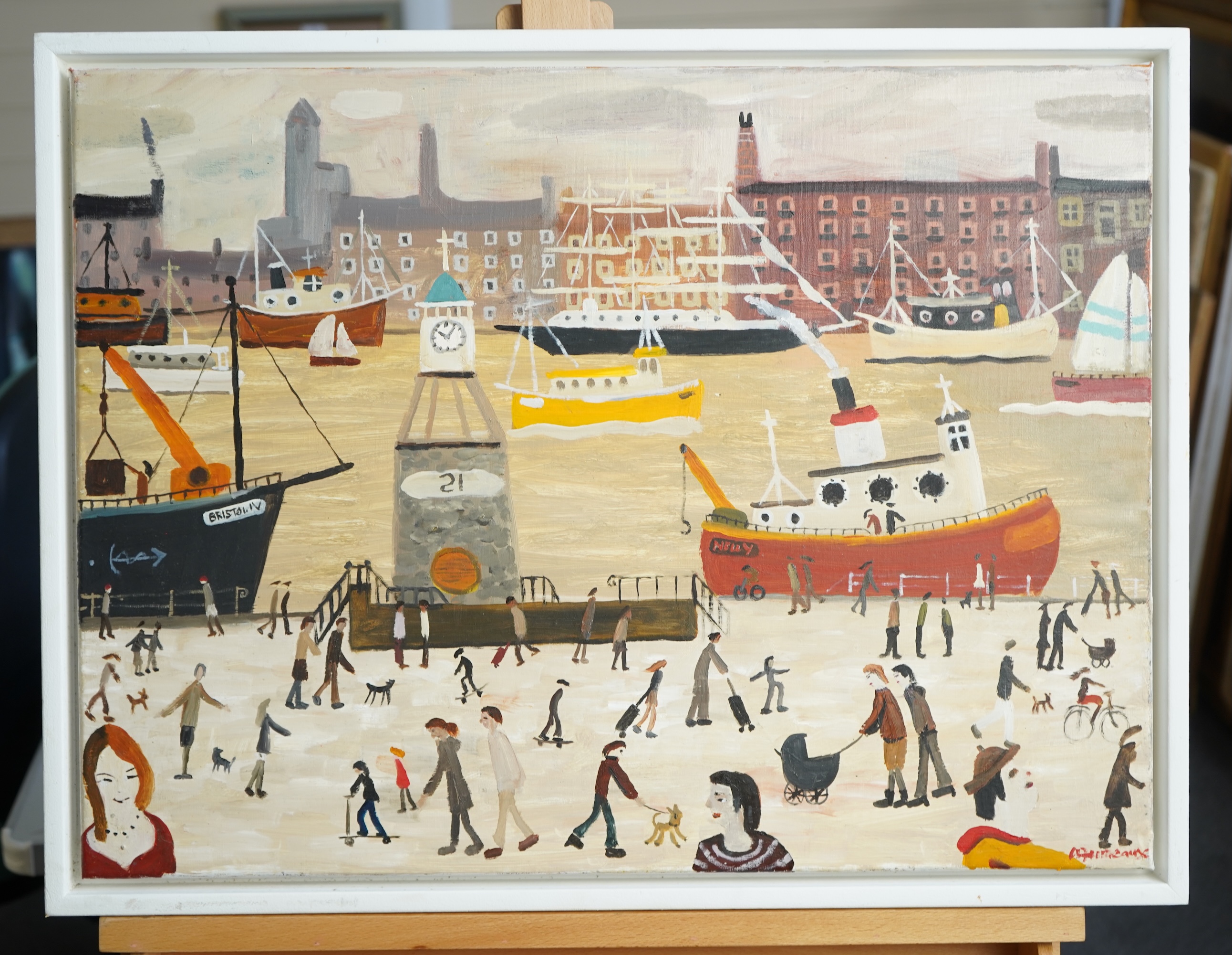 Alan Furneaux, b.1953, 'Bristol Docks'